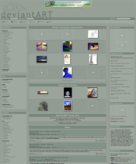 deviantart website.